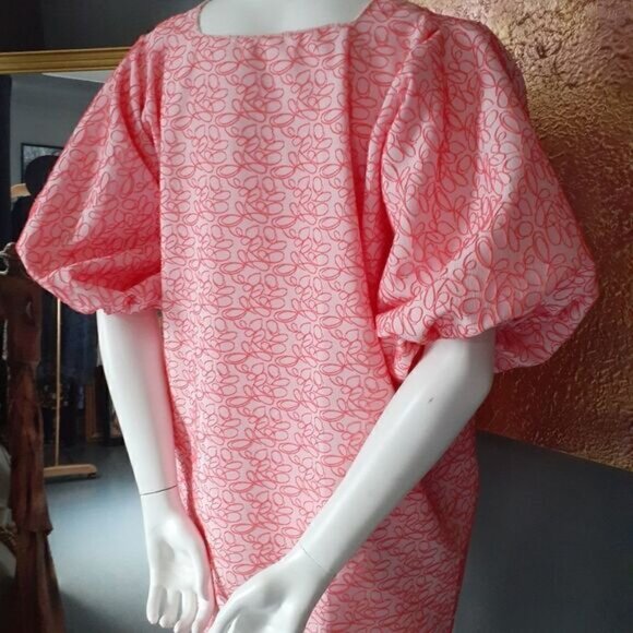 NWT Handmade Puff Sleeved Mini Dress - Picture 13 of 14